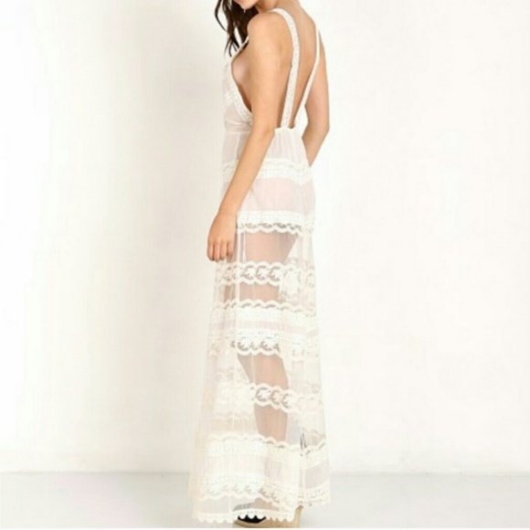 🍒NWT🍒 TULAROSA BOHO MAXI DRESS - Picture 5 of 7